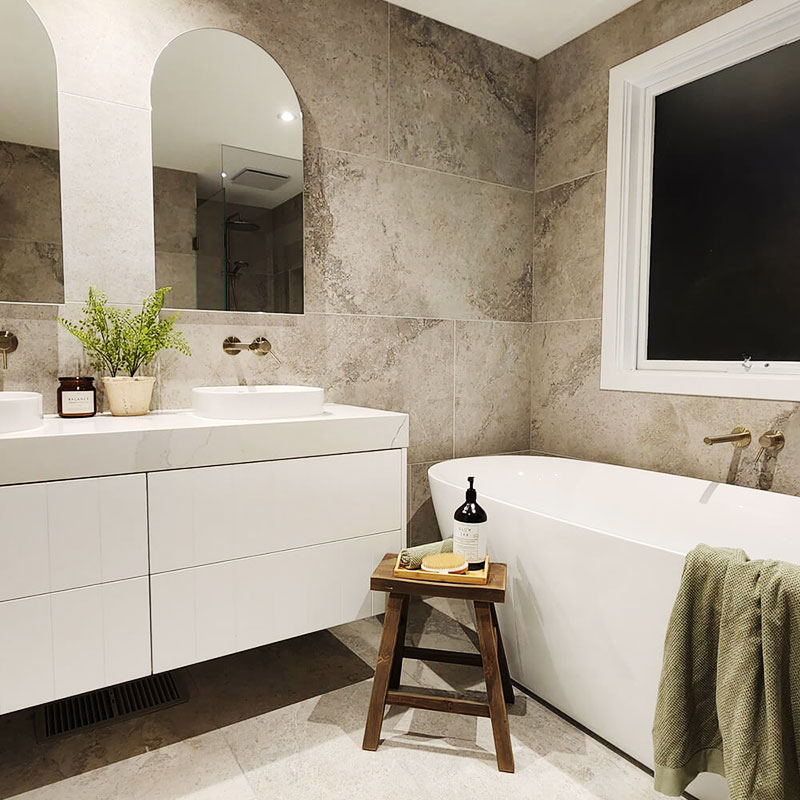 Berkley Avenue, Heidelberg family bathroom renovation